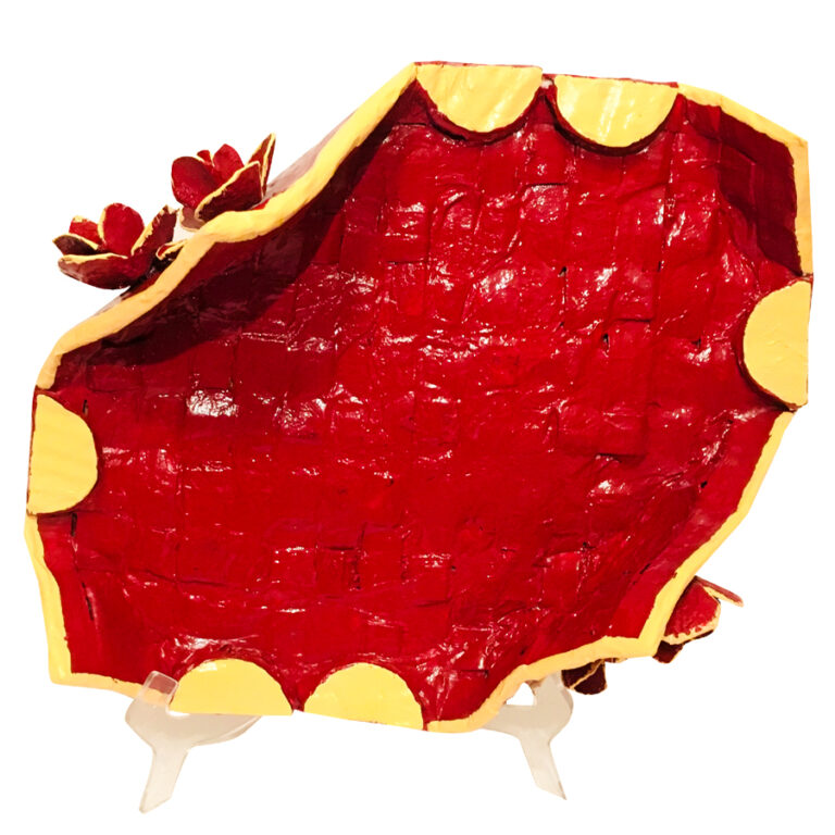 Decorative Tray With Flower