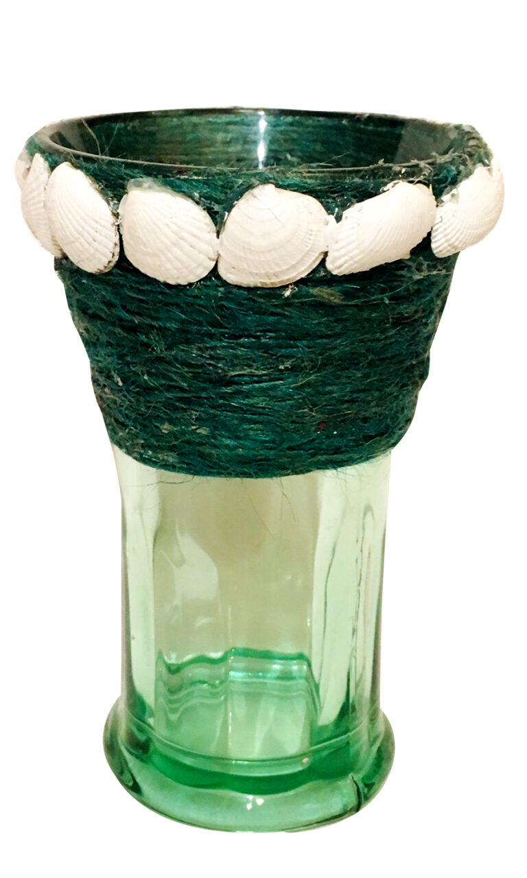 Seashell Glass Vase